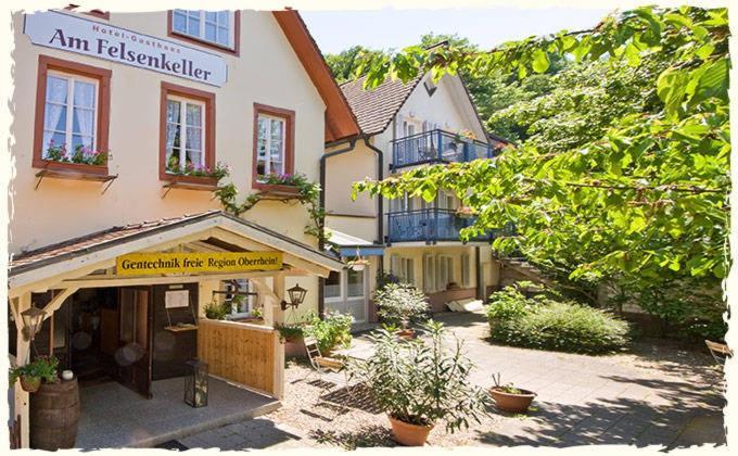 Hotel-Bio Gasthaus Am Felsenkeller Staufen im Breisgau Exterior foto